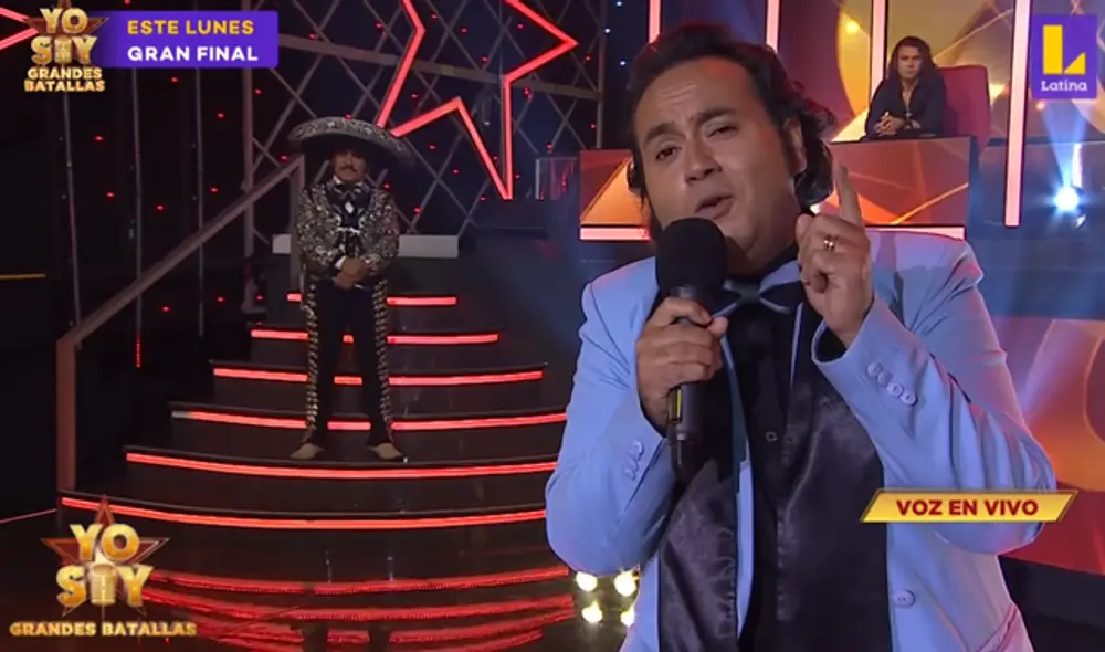 Dyango retó a Vicente Fernández y logró arrebatarle su lugar de consagrado, convirtiéndose en uno de los finalistas. (Foto: Captura Latina)