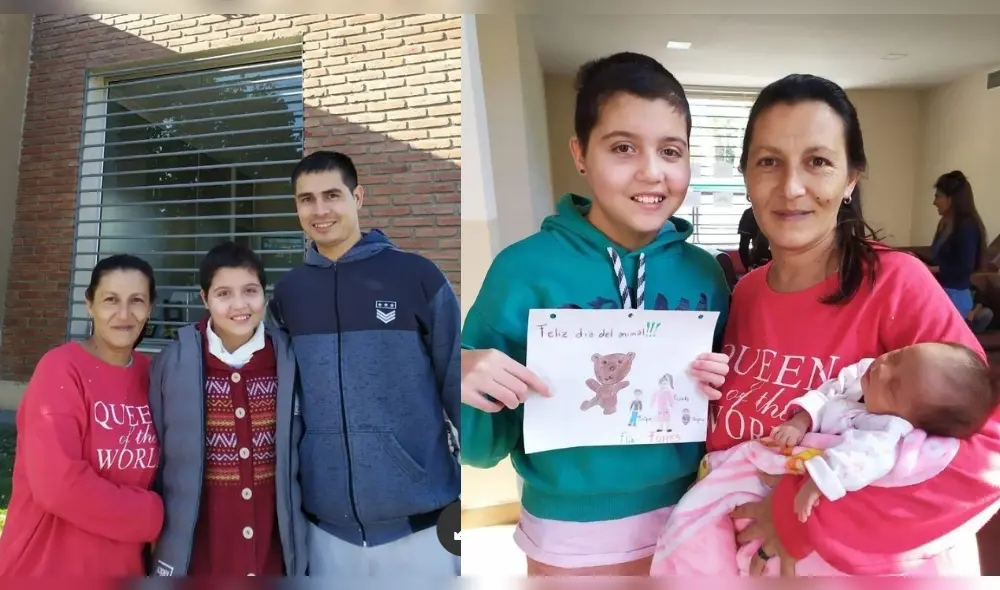 Una pareja se trasladó de la ciudad de Coronel Moldes a Córdoba junto con su hija mayor, para que la menor sea operada. (Foto: Clarín)