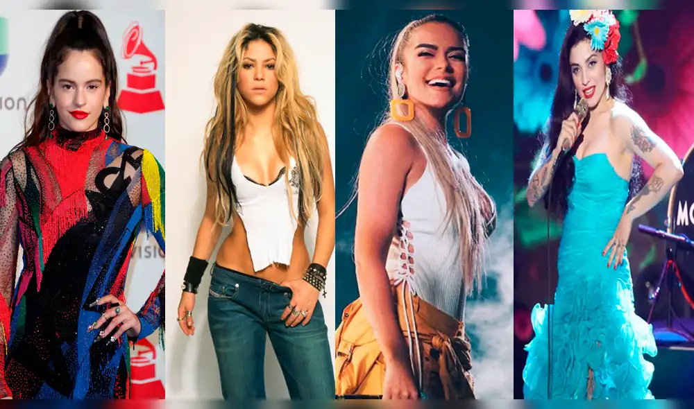 Karol G, Mon Laferte, Rosalía y Shakira se enfrentan en los Latin Billboard 2019 [FOTOS]
