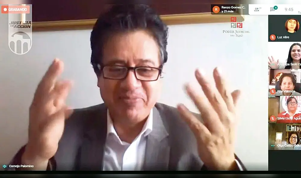 trabajo. Presidente Carlo Magno Cornejo encabezó evento.