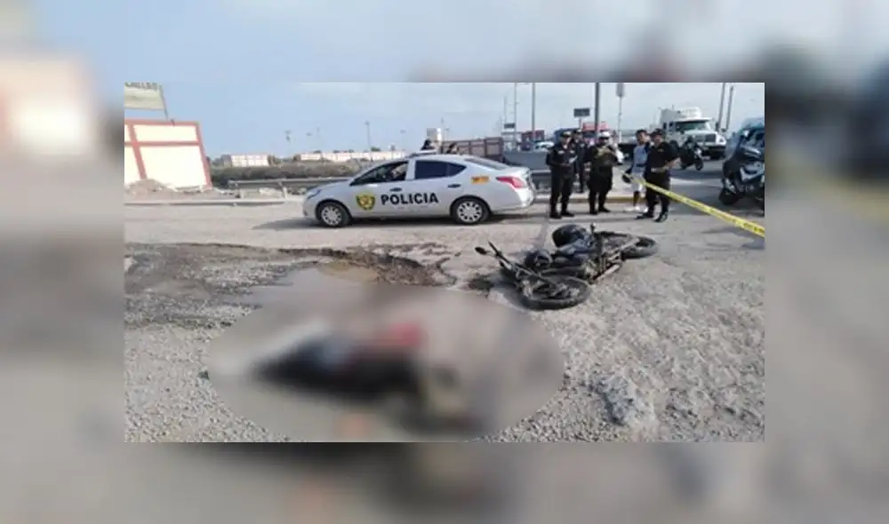 Según el conductor del camión, él se percató del accidente cuando sintió un impacto en las llantas traseras. (Foto: PNP)