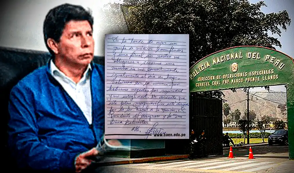 Castillo continúa detenido en la Diroes. Foto: composición LR