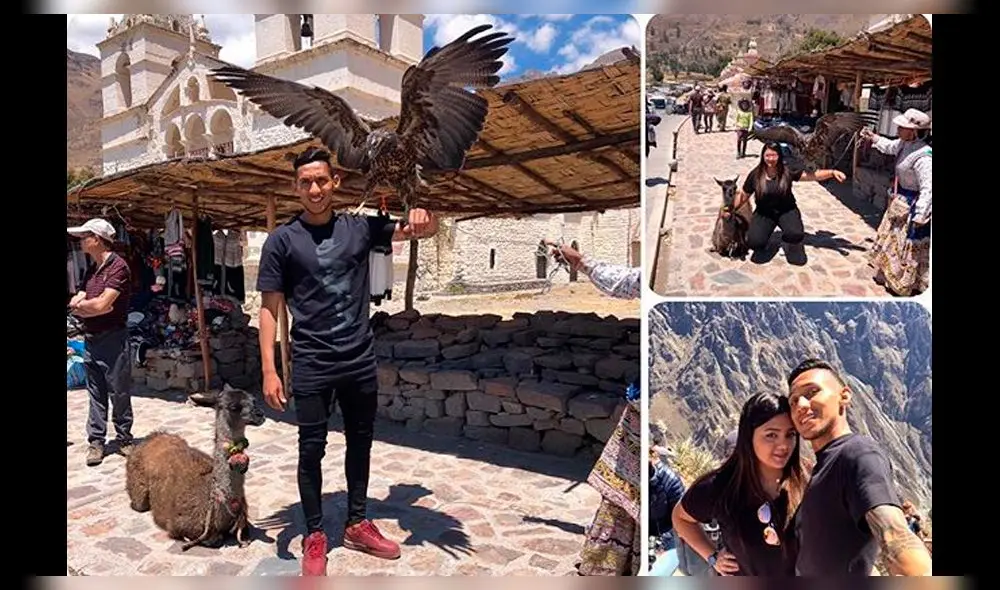 Christofer Gonzales y su esposa Romina Garfe