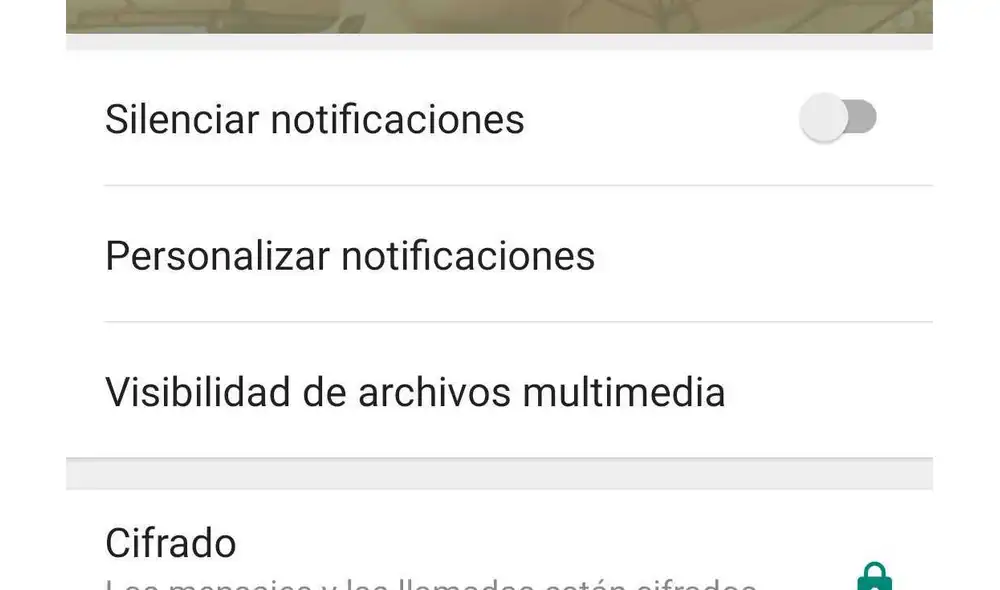 1. Elige la opción personalizar notificaciones. Foto: Composición La República