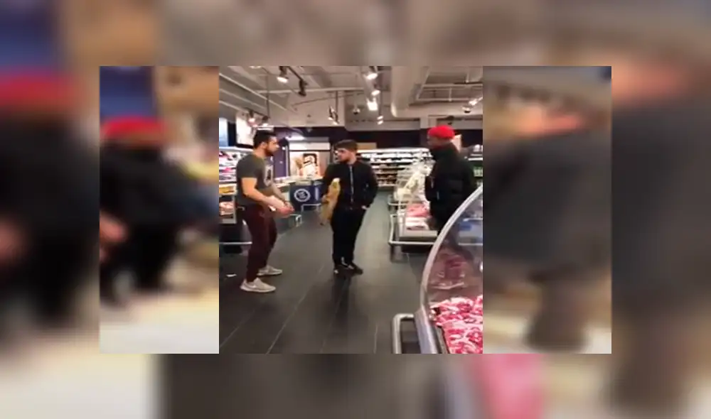 Facebook viral: pensaron que serían asaltados en supermercado, pero todo era parte de una broma [VIDEO]