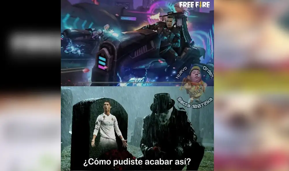 Desliza para ver los mejores memes de Cristiano Ronaldo en Free Fire. Foto: captura de Facebook Desliza para ver los mejores memes de Cristiano Ronaldo en Free Fire. Foto: captura de Facebook