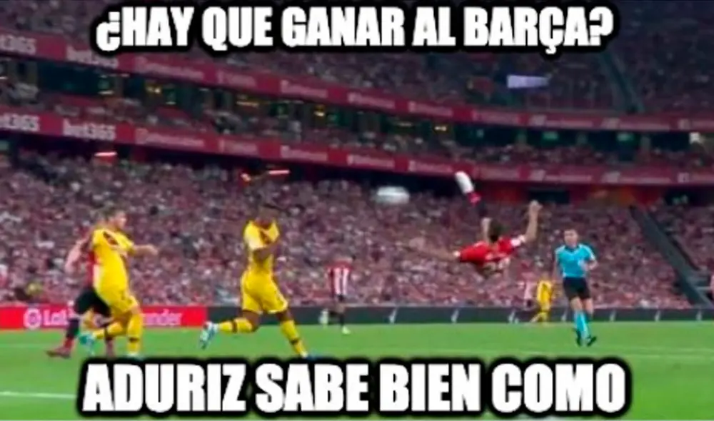 Barcelona vs Athletic Club: Sin Messi, pero con memes, revive las imágenes más divertidas tras el gol de Aduriz