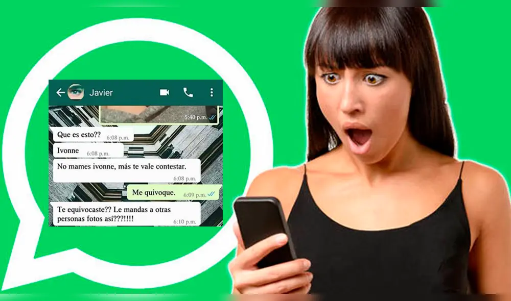 WhatsApp: Le hace broma pesada a su novio con foto 'hot' y el final es épico [FOTOS]