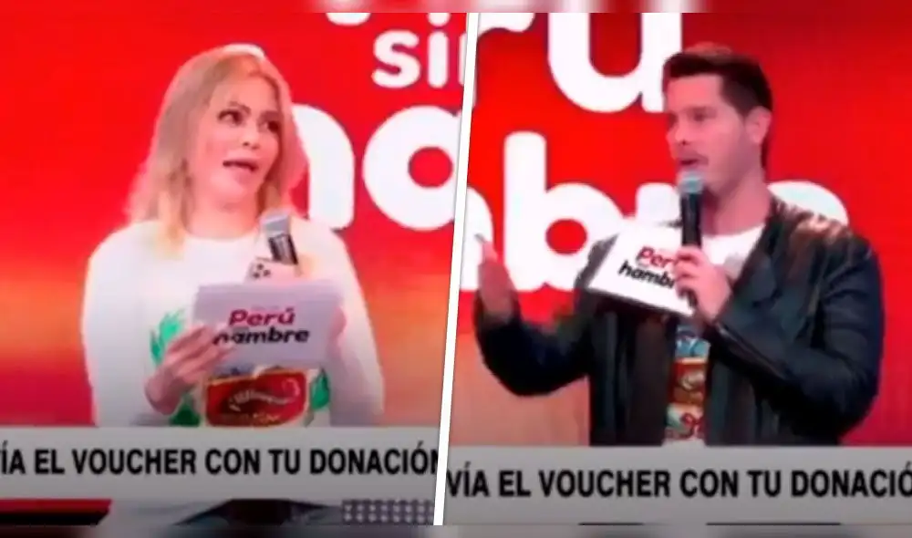 Gisela Valcárcel y Cristian Rivero protagonizaron un altercado. Foto: captura Facebook