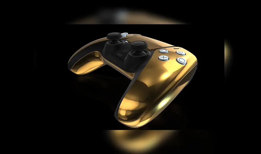 Desliza para ver cómo lucirá la PS5 en su versión bañada en oro. Foto: Truly Exquisite. Desliza para ver cómo lucirá la PS5 en su versión bañada en oro. Foto: Truly Exquisite.