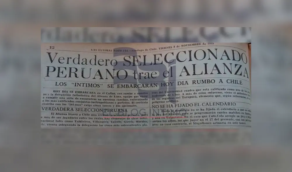 Así informaba la prensa chilena sobre la llegada a ese país del 'Rodillo Negro'. Así informaba la prensa chilena sobre la llegada a ese país del 'Rodillo Negro'.