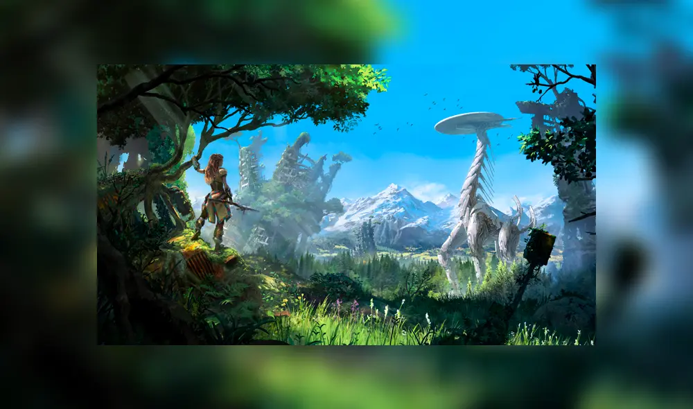 Fondo de pantalla de Horizon Zero Dawn. Foto: PlayStation. Fondo de pantalla de Horizon Zero Dawn. Foto: PlayStation.