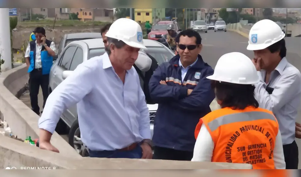 Identifican riesgo por colmatación en cauce de la torrentera Los Incas.