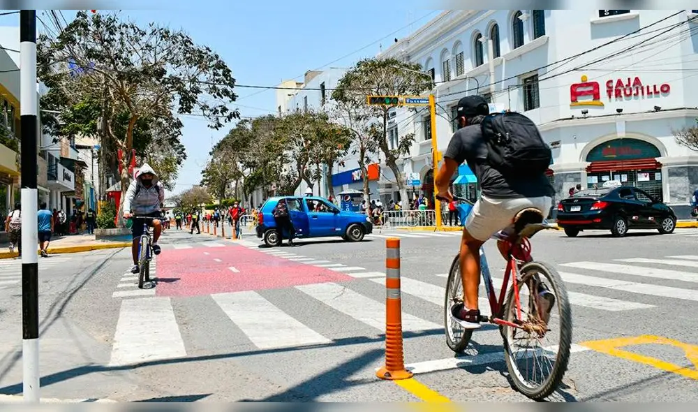 Red de ciclovías en Chiclayo Lambayeque