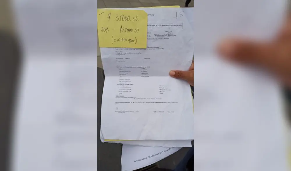 Denuncia Clínica Jesús del Norte | Créditos: Jessica Merino Denuncia Clínica Jesús del Norte | Créditos: Jessica Merino