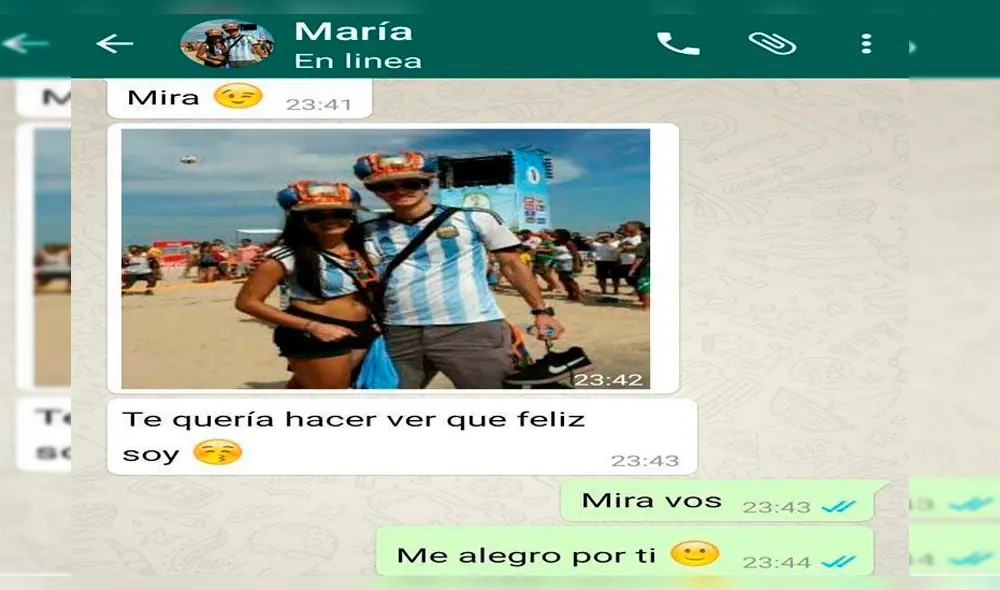 WhatsApp: Molestó a su expareja con foto de su nuevo novio y contestaron esto [FOTOS]