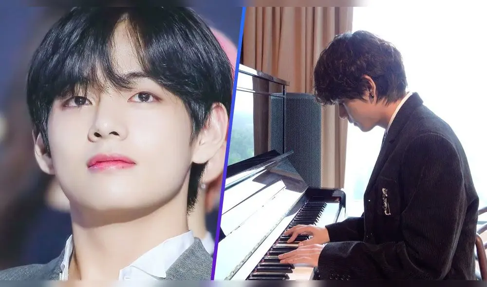 El video viral de Taehyung de BTS previo a los Variety Hitmakers 2019. Créditos: Big Hit Entertainment / Composición Diario La República.