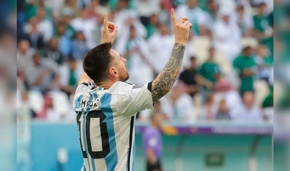 Lionel Messi fue titular en los dos partidos de la selección argentina. Foto: AFP