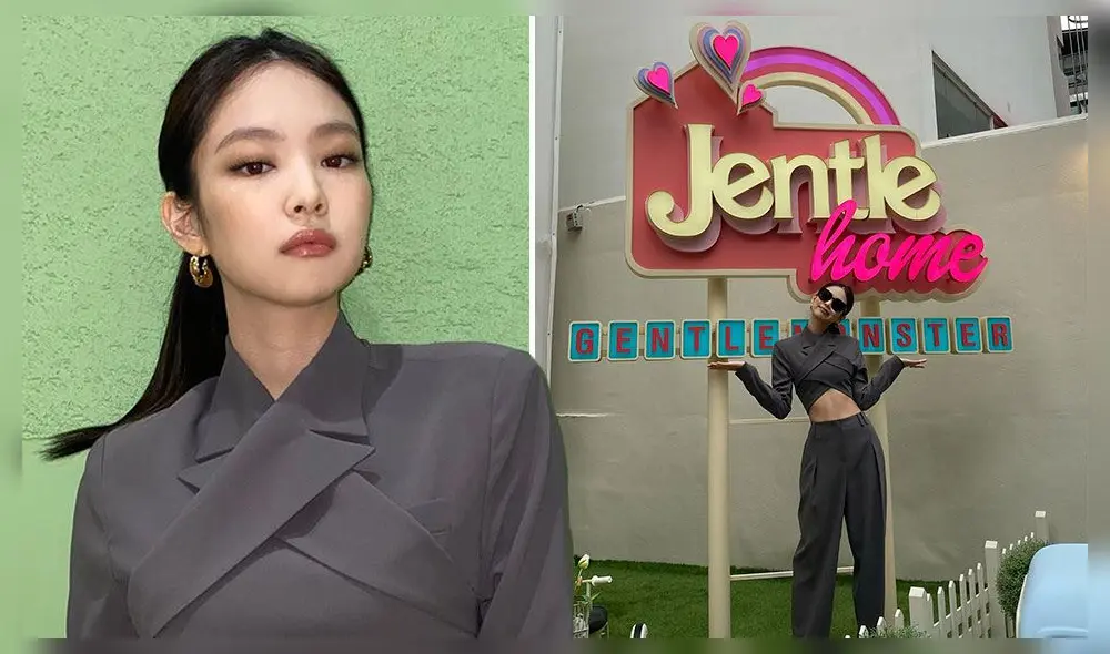 Jennie Kim asiste a la inauguración de Jentle home su colaboración con Gentle Monster