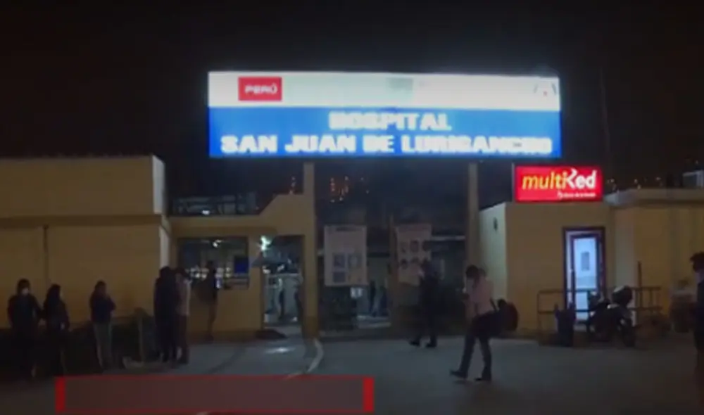 Menor no pudo ser atendido a tiempo en el hospital de Canto Grande. Foto: captura de América