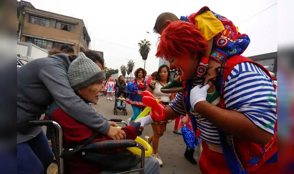 Así se celebró el Día del Payaso Peruano por calles de Lima [FOTOS]