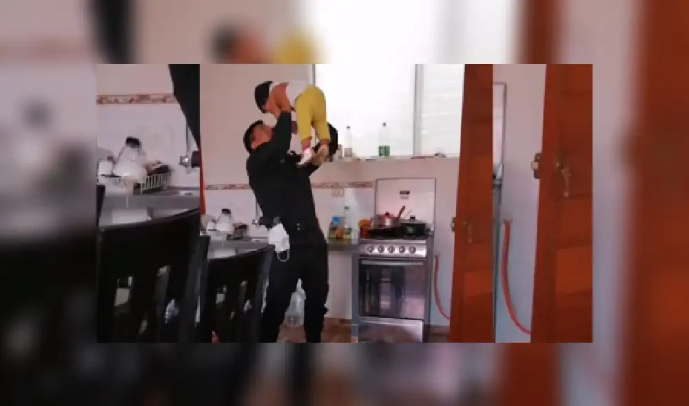 Desliza las imágenes para ver más detalles de esta tierna escena que es viral en Facebook.