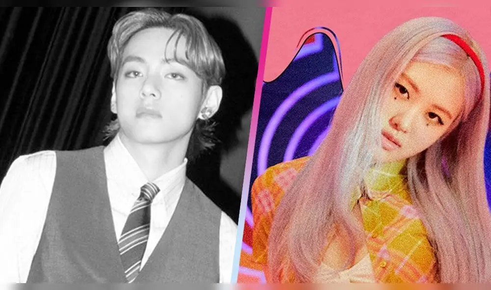 KChart informó sobre los lanzamientos como solistas de Taehyung de BTS y Rosé de BLACKPINK. Créditos: Big Hit Entertainment / YG Entertainment