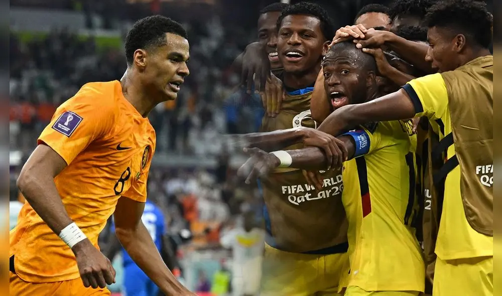 Ecuador y Países Bajos son los líderes del grupo A del Mundial Qatar 2022. Foto: composición LR/AFP/Qatar 2022