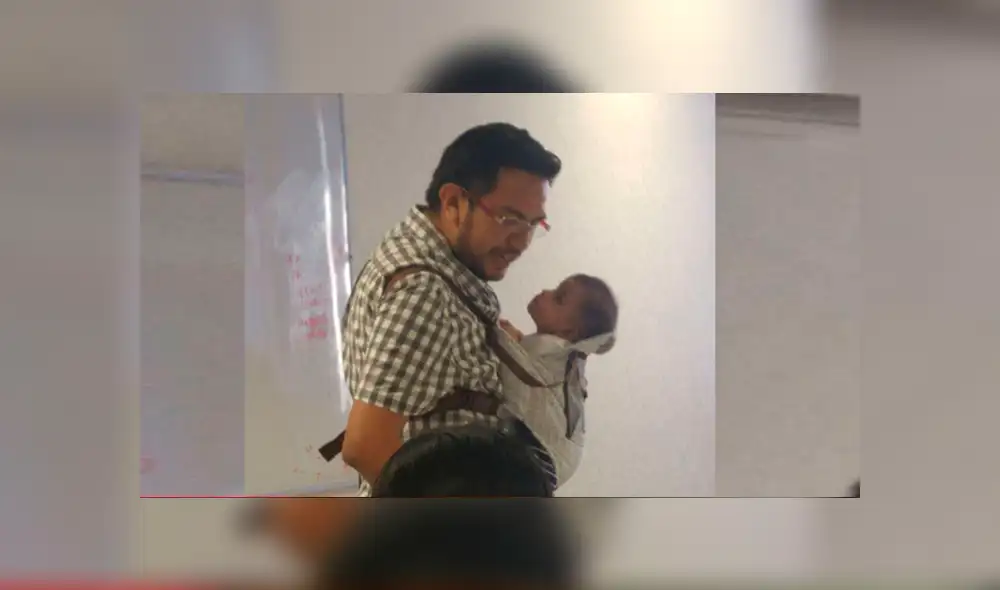 El docente se ganó el aplauso de cientos de usuarios en Facebook tras la viralización del singular gesto que tuvo con su alumna