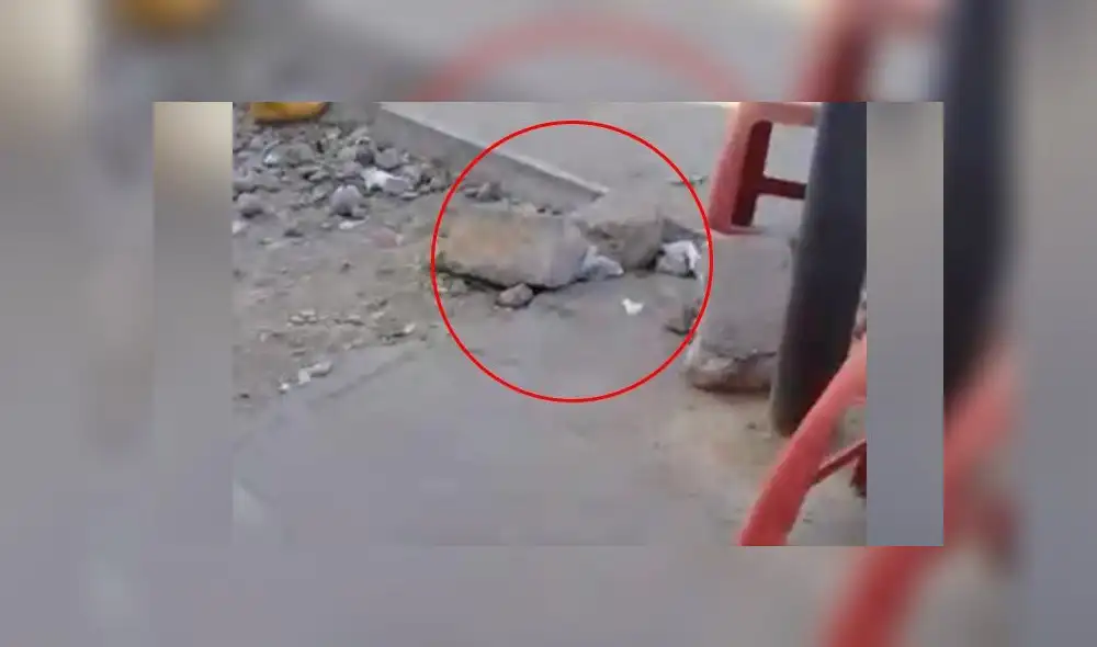 San Luis: peatones se quejan por veredas en mal estado [VIDEO]