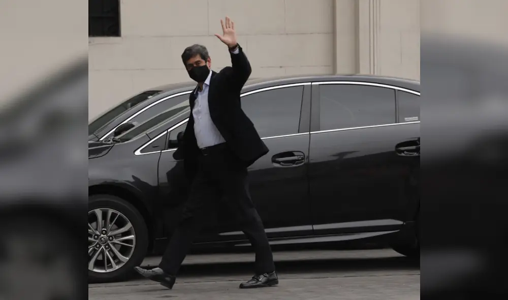 Llegada de ministros a Palacio de Gobierno. Foto: Jorge Cerdan/ La República