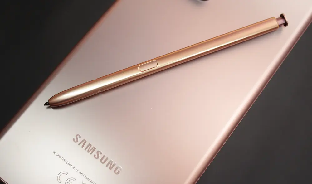 El S Pen se conecta al teléfono por medio de Bluetooth. Foto: Carol Larrain