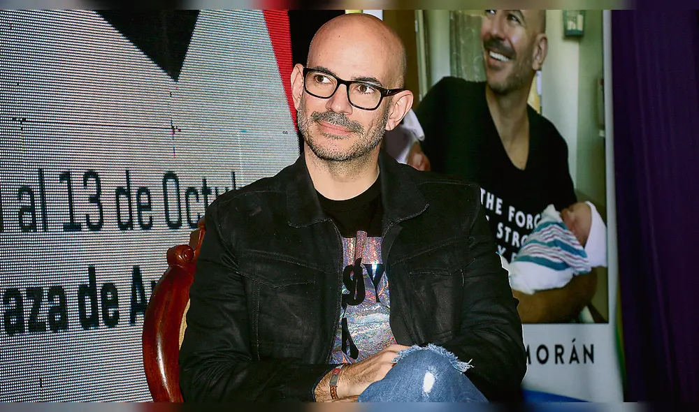 Productor de TV. Morán participa en Feria del Libro.