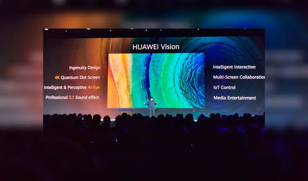 Huawei presentó su nuevo Smart TV 4K.