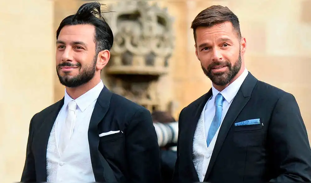 Ricky Martin celebró los 35 años de su esposo