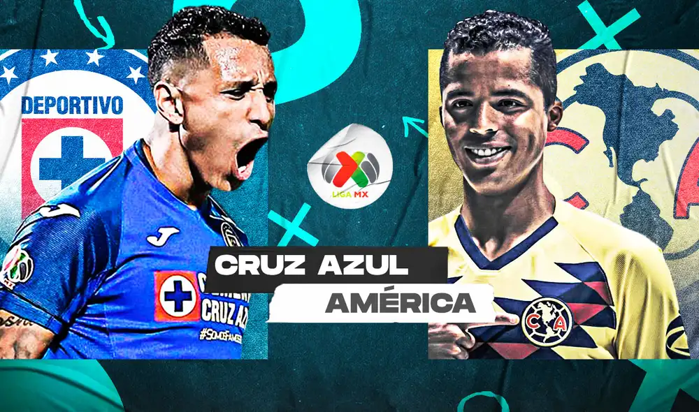 Sigue aquí EN VIVO ONLINE el partido Cruz Azul vs. América por la fecha 12 del Torneo Guardianes 2020. | Foto: Composición de Fabrizio Oviedo / La República