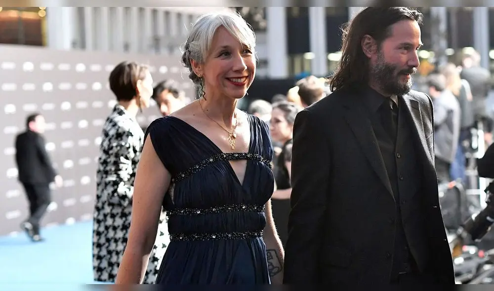 Keanu Reeves y Alexandra Grant