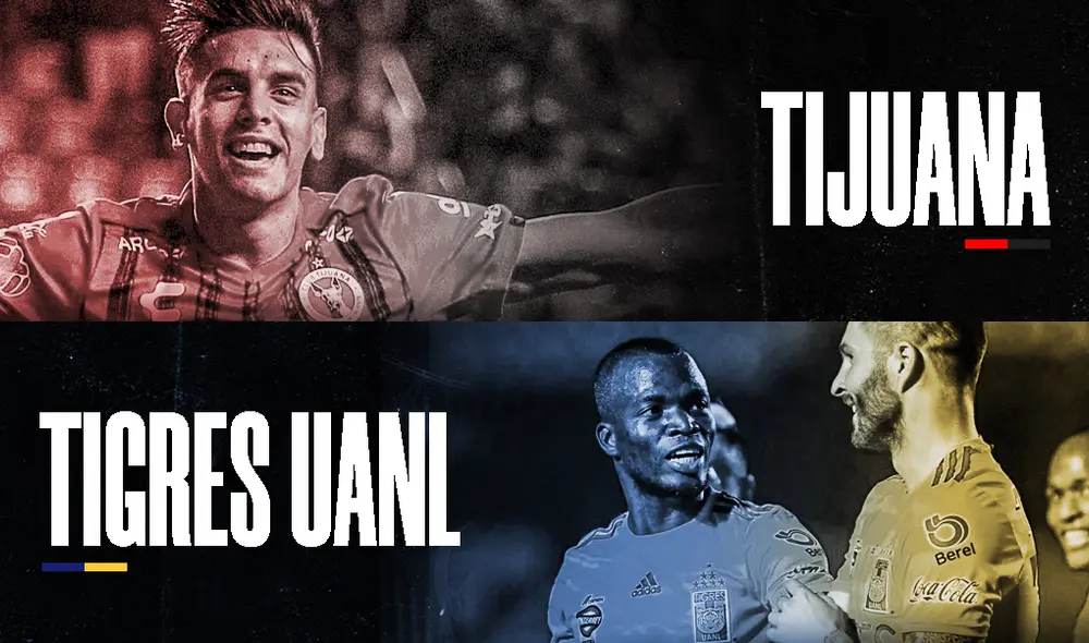 Tijuana vs. Tigres por la Liga MX. | Foto: Composición de Fabrizio Oviedo