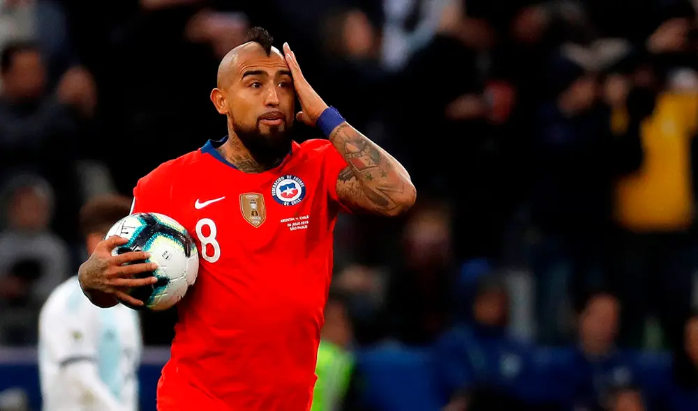 Arturo Vidal causa polémica al usar frase peruana para arengar a Chile [FOTO]