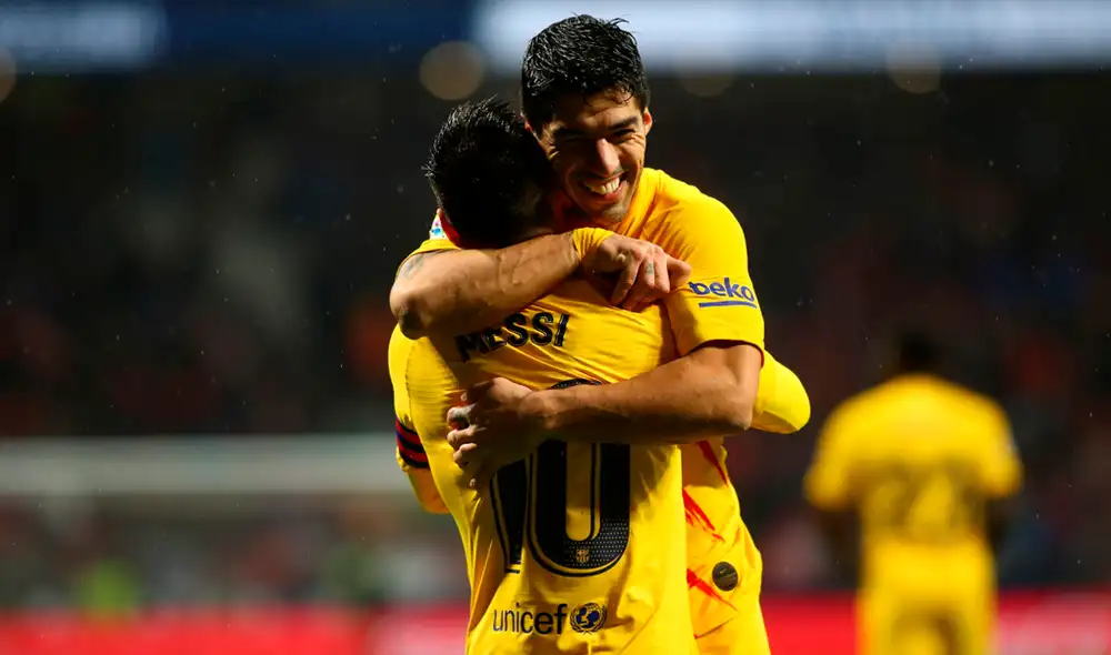 Lionel Messi anotó el primer gol del Barcelona vs. Atlético de Madrid en el Wanda Metropolitano. | Foto: EFE