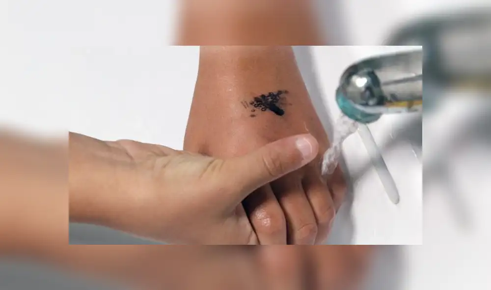 La tinta, hipoalergénica y homologada por la UE, se borra con un lavado normal con cualquier jabón de PH neutro. Foto: EFE La tinta, hipoalergénica y homologada por la UE, se borra con un lavado normal con cualquier jabón de PH neutro. Foto: EFE