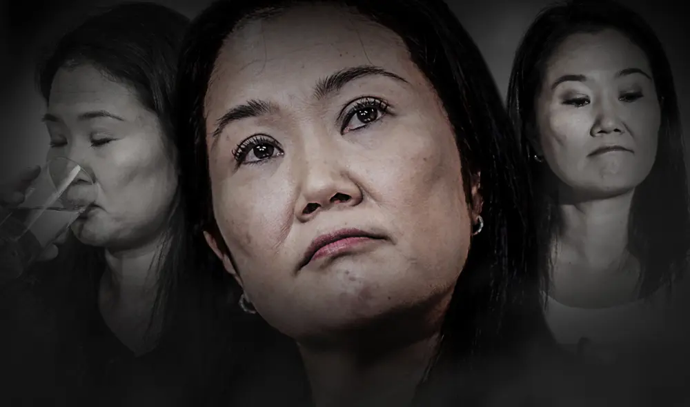 Keiko Fujimori cumple una orden de 36 meses de prisión preventiva. Composición: La República. Keiko Fujimori cumple una orden de 36 meses de prisión preventiva. Composición: La República.