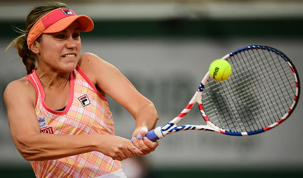 Sofia Kenin venció Petra Kvitová en las semifinales de Roland Garros 2020. Foto: AFP