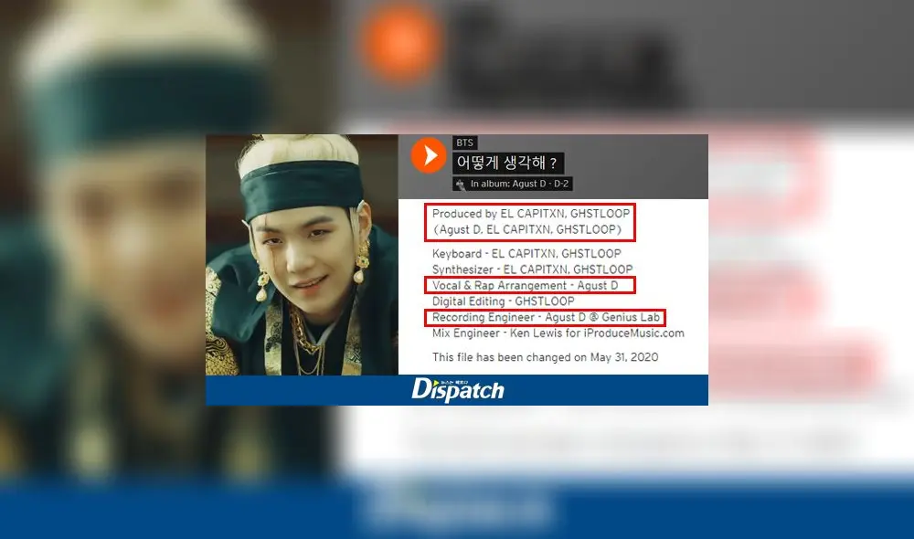 What do you think - Agust D