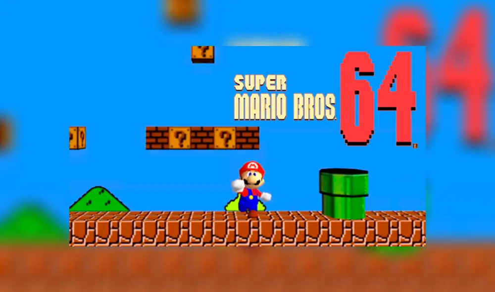 Descarga gratis Super Mario Bros recreado en Super Mario 64 [VIDEO]