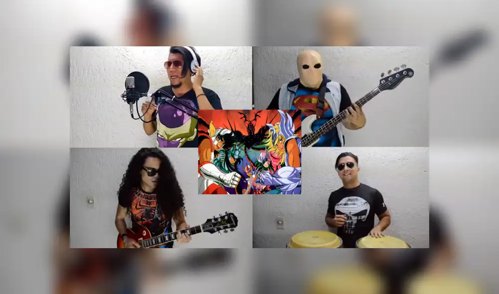 Facebook viral: grupo musical lanzan la cumbia de 'Los Caballeros del Zodiaco' y es toda una sensación entre los fans Facebook viral: grupo musical lanzan la cumbia de 'Los Caballeros del Zodiaco' y es toda una sensación entre los fans