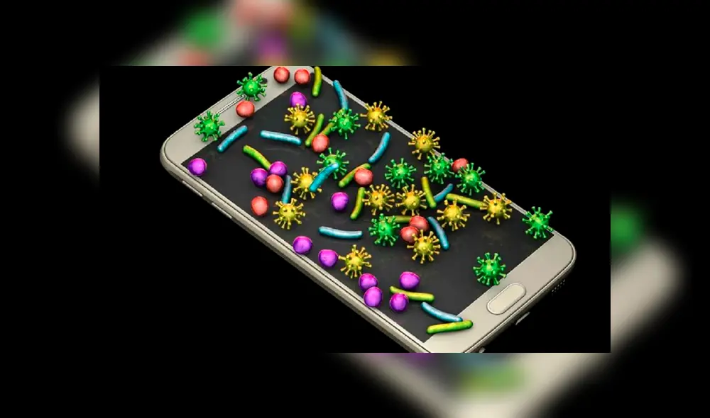 La pantalla de un smartphone puede tener más bacterias que un inodoro.