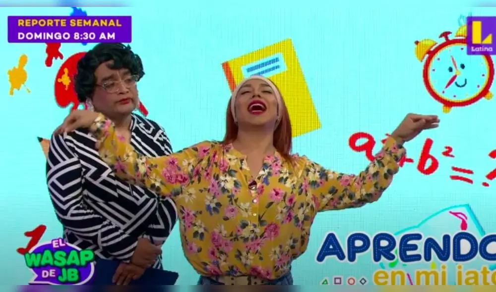 Stephanie Orúe reveló que es la primera vez que hacen una parodia sobre ella. (Foto: Captura Latina) Stephanie Orúe reveló que es la primera vez que hacen una parodia sobre ella. (Foto: Captura Latina)