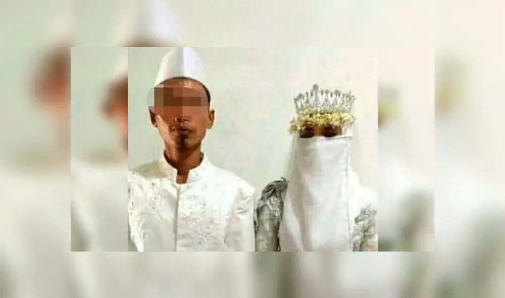 Nadie sospechó de nada extraño durante la boda de Muh y "Mita". Foto: Detik. Nadie sospechó de nada extraño durante la boda de Muh y "Mita". Foto: Detik.