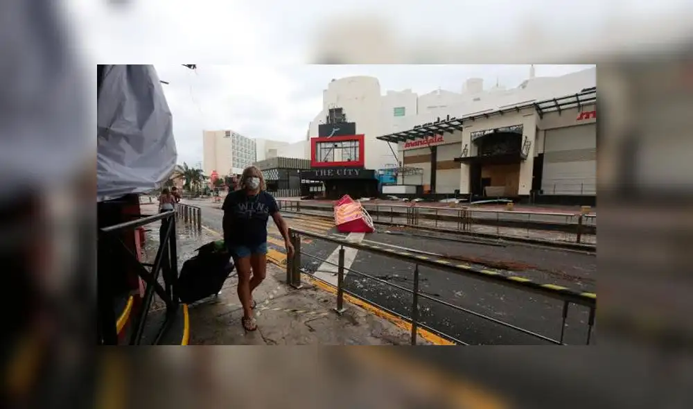 El huracán Delta tocó tierra este miércoles en Quinta Roo. Foto: EFE El huracán Delta tocó tierra este miércoles en Quinta Roo. Foto: EFE